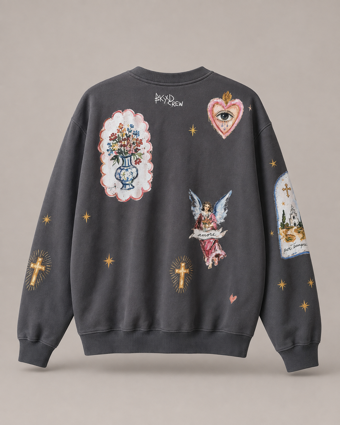Faith over Fear Charcoal Jumper