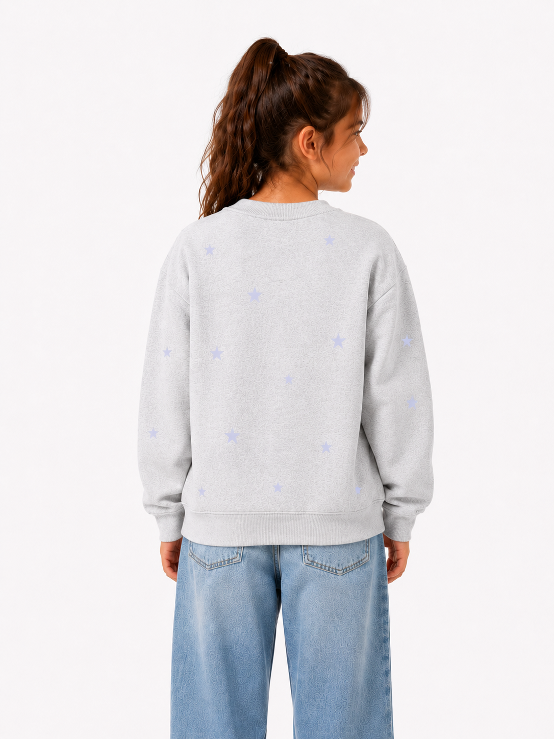 Kids Beaded unicorn Grey Sweater 🦄