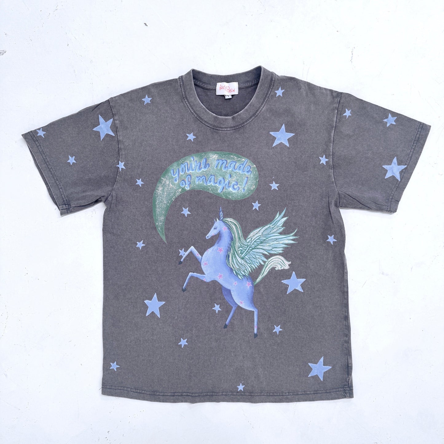 YOU’RE MADE OF MAGIC Acid Wash Tee
