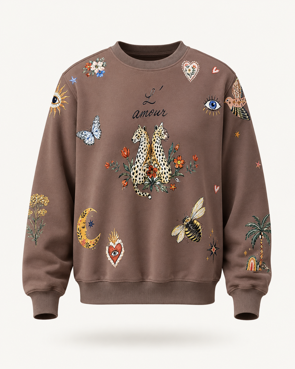 L’Amour Brown Jumper
