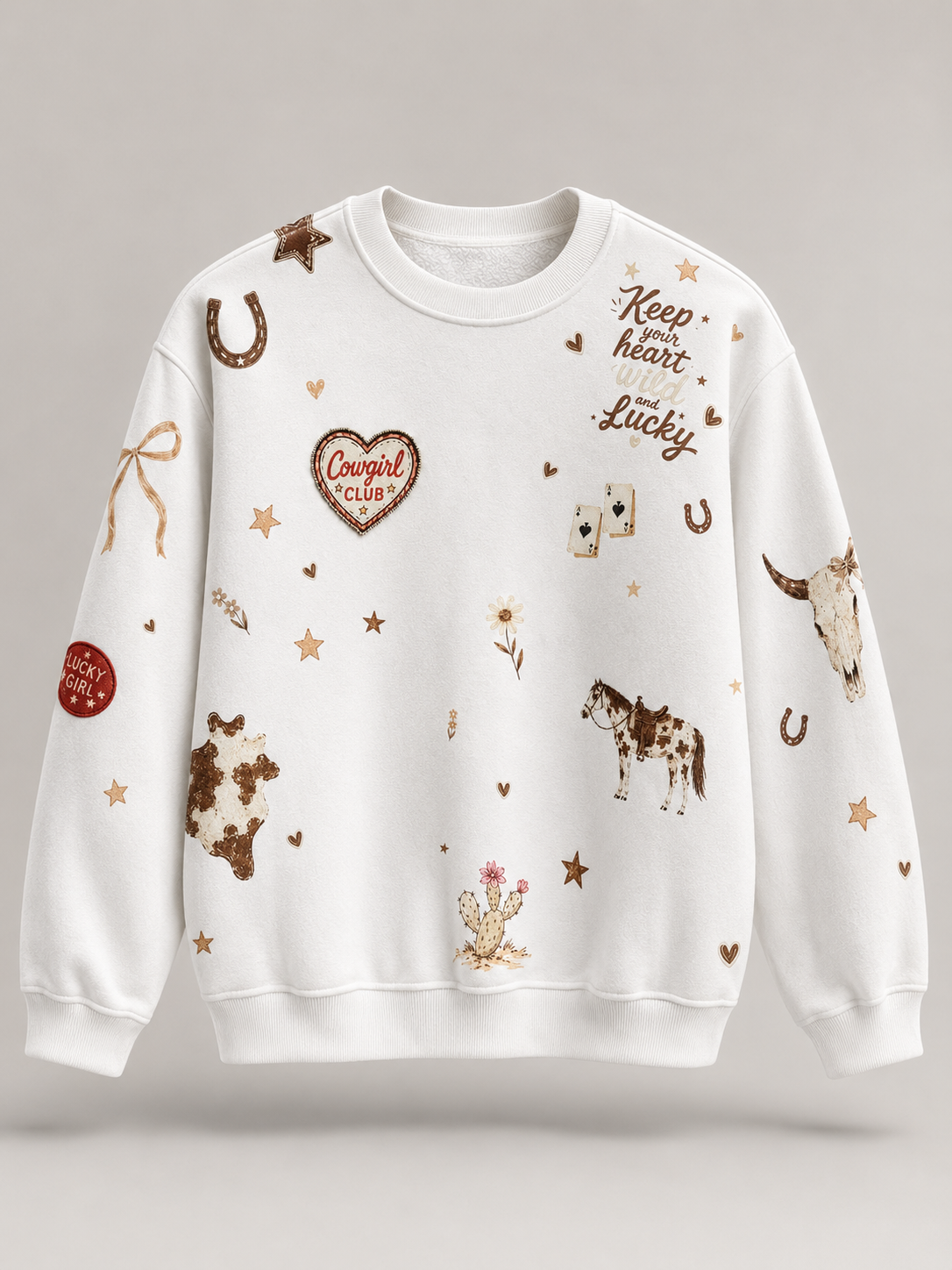 Cowgirl Club Ivory Jumper