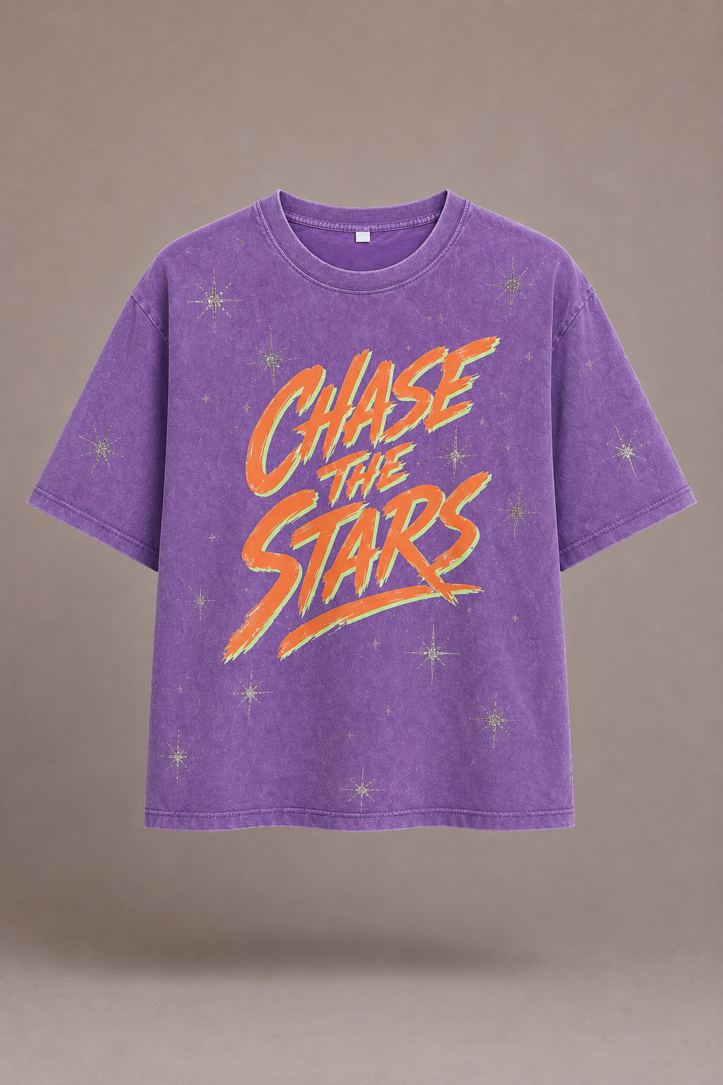 Chase the Stars purple Tee