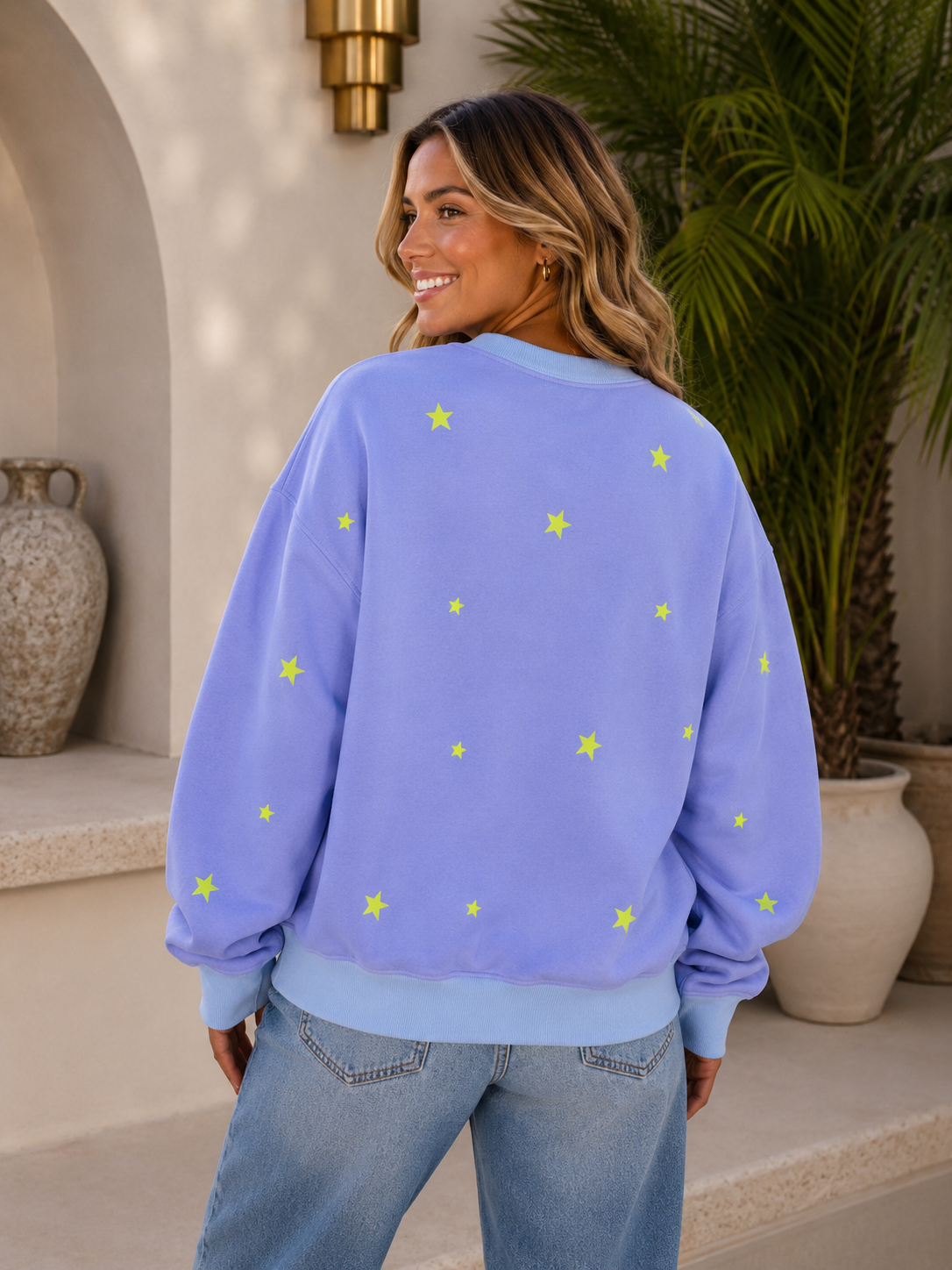 MADE OF MAGIC warm purple grey Jumper