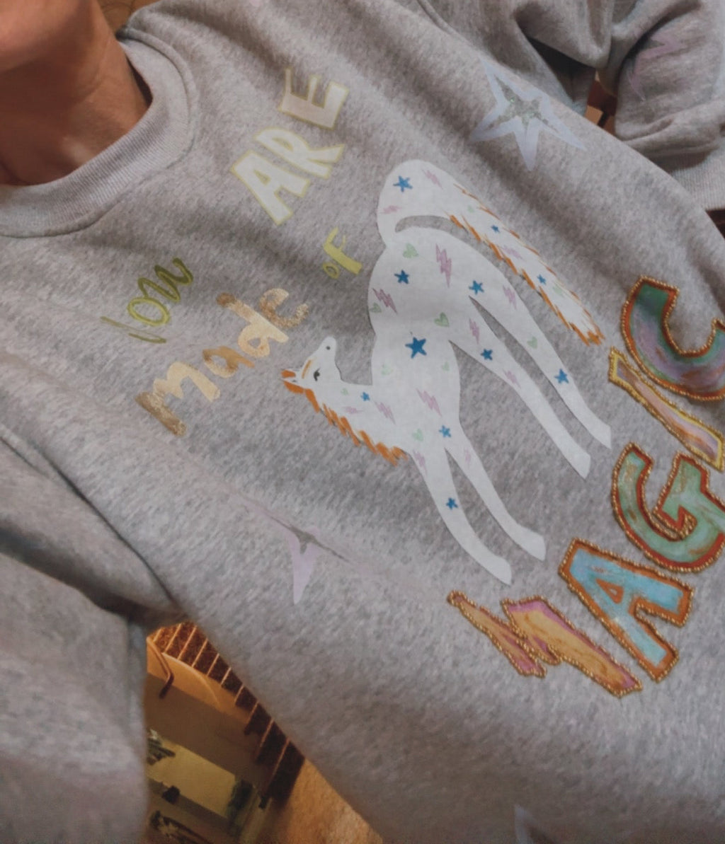 Made of Magic Grey Jumper