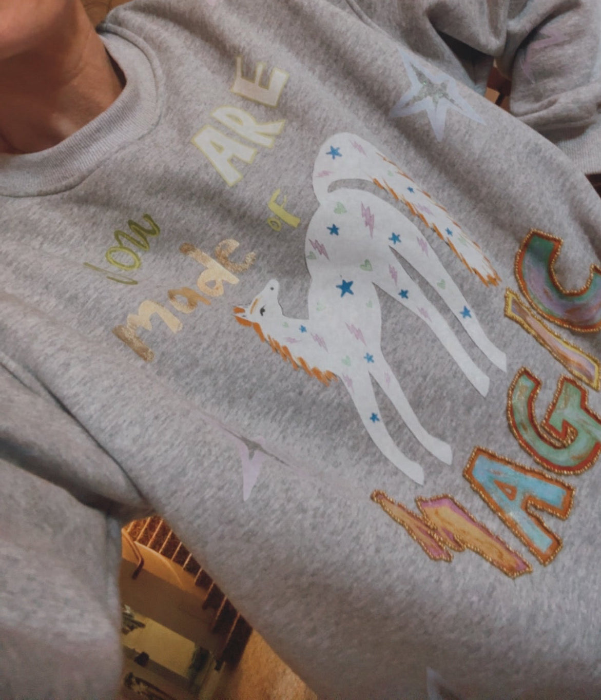 Made of Magic Grey Jumper