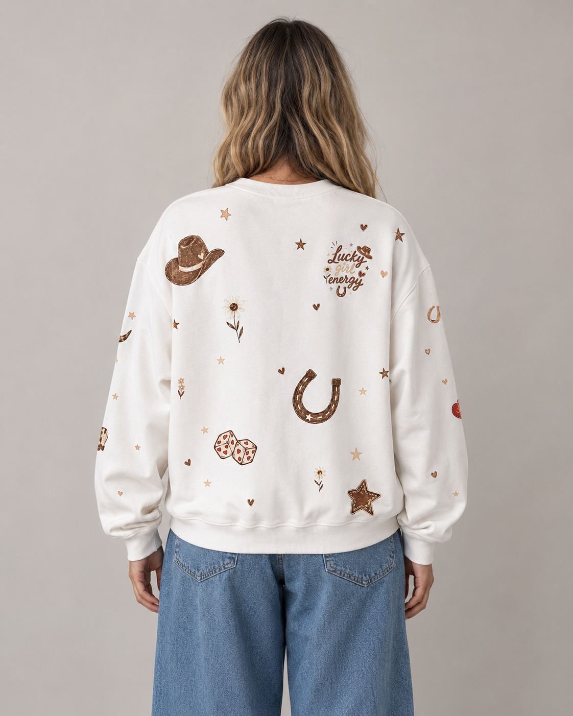 Cowgirl Club Ivory Jumper