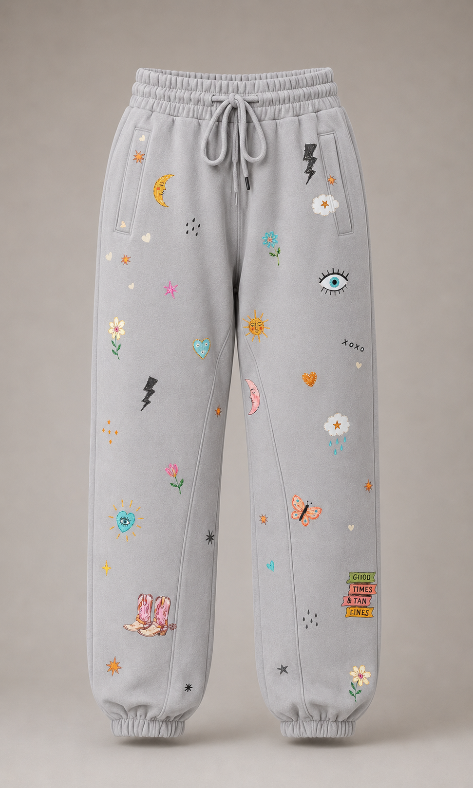 Kind Hearts Grey Pants