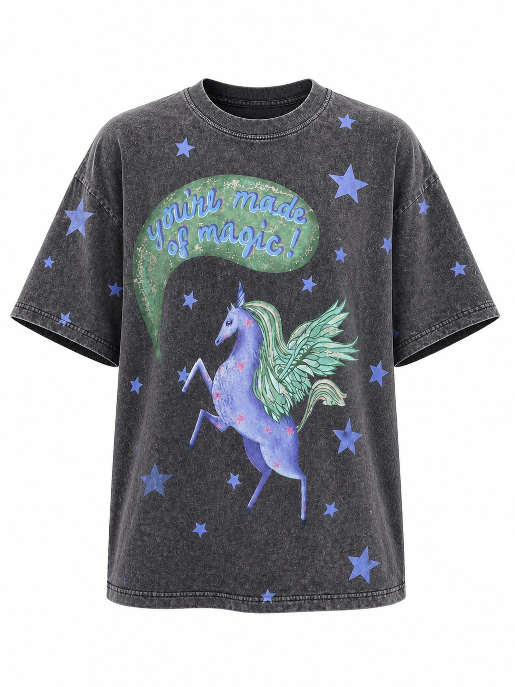 YOU’RE MADE OF MAGIC Acid Wash Tee
