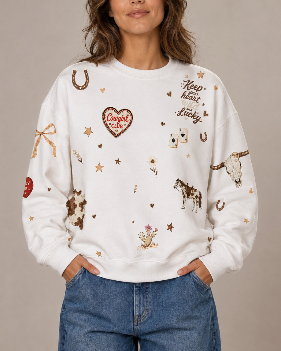 Cowgirl Club Ivory Jumper