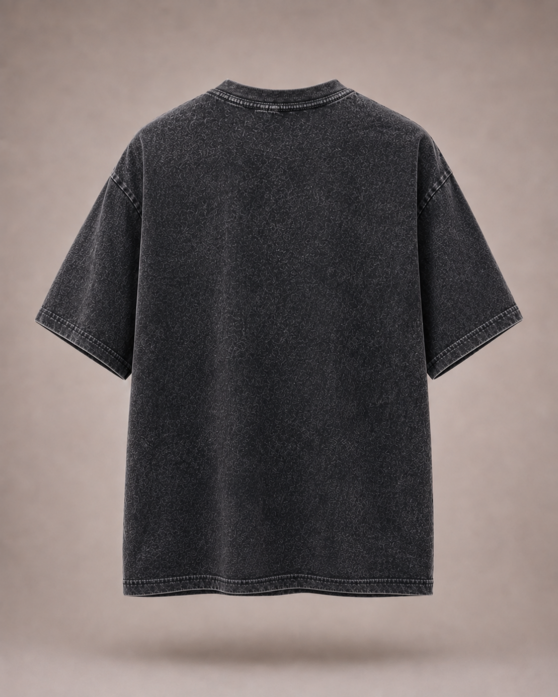 BKYND Stay Wild Black acid wash Tee