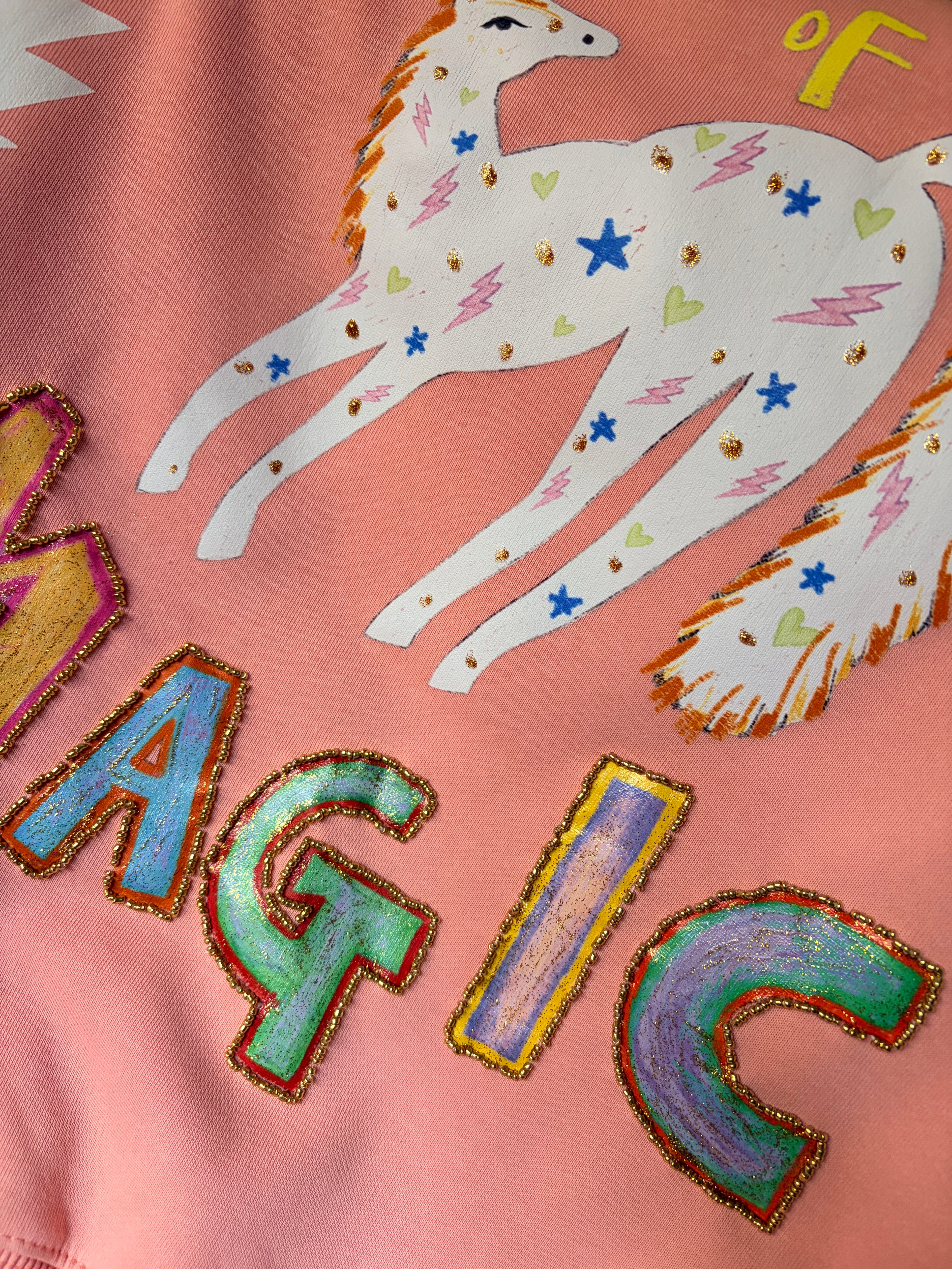 Made of Magic peach pink Jumper