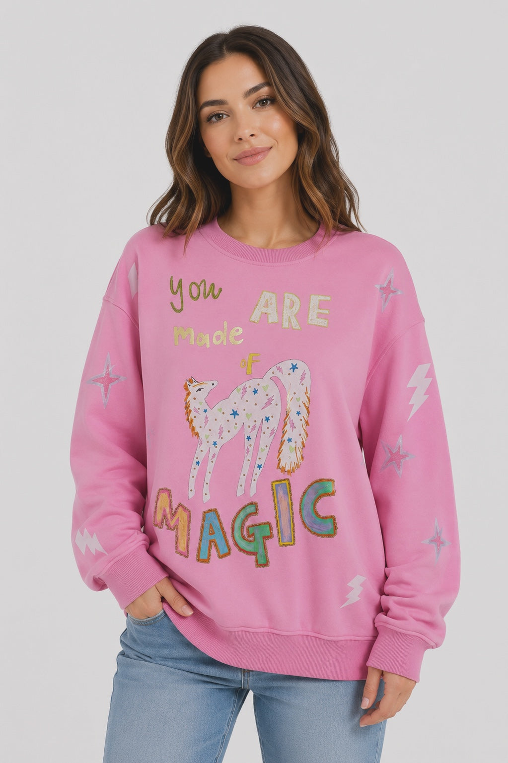 Made of Magic light Pink Jumper
