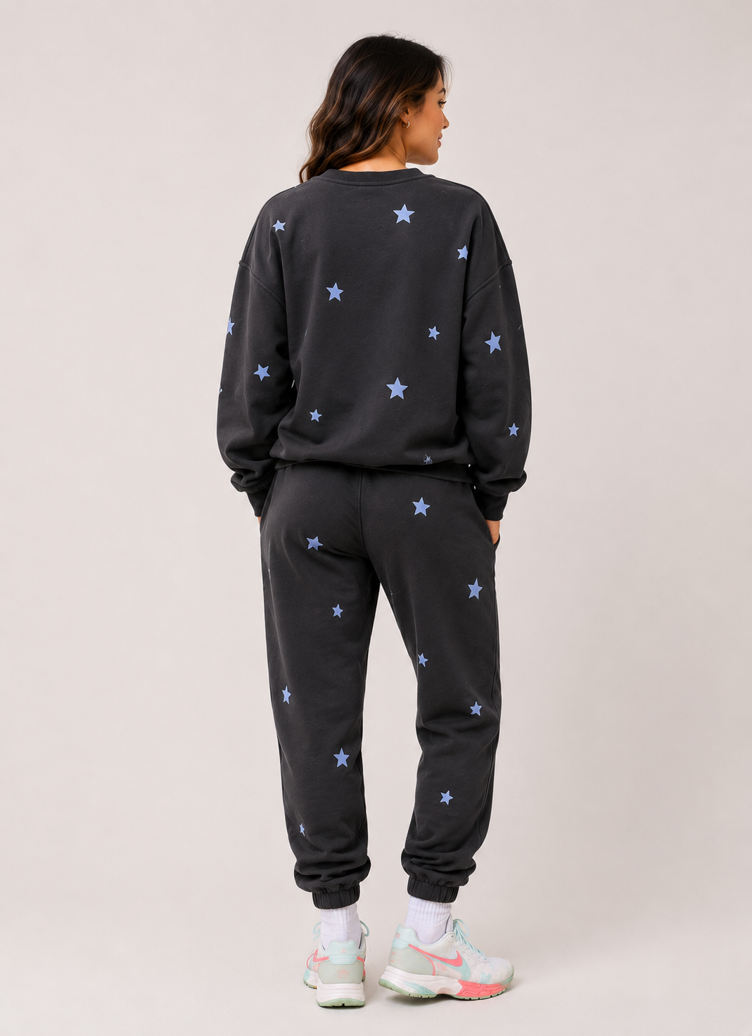 Stars Dark Grey Trackies ⚡️