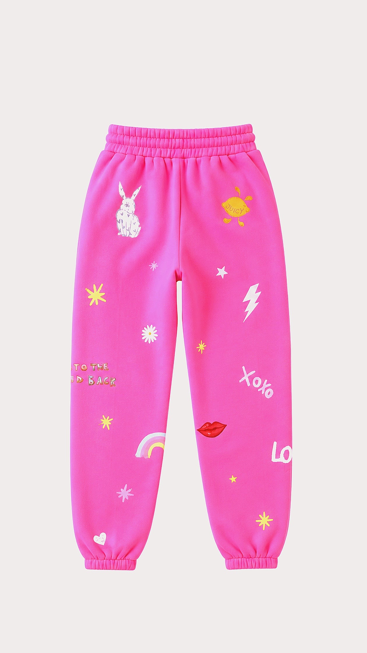 Celestial Hot Pink Trackies 🌙⚡️