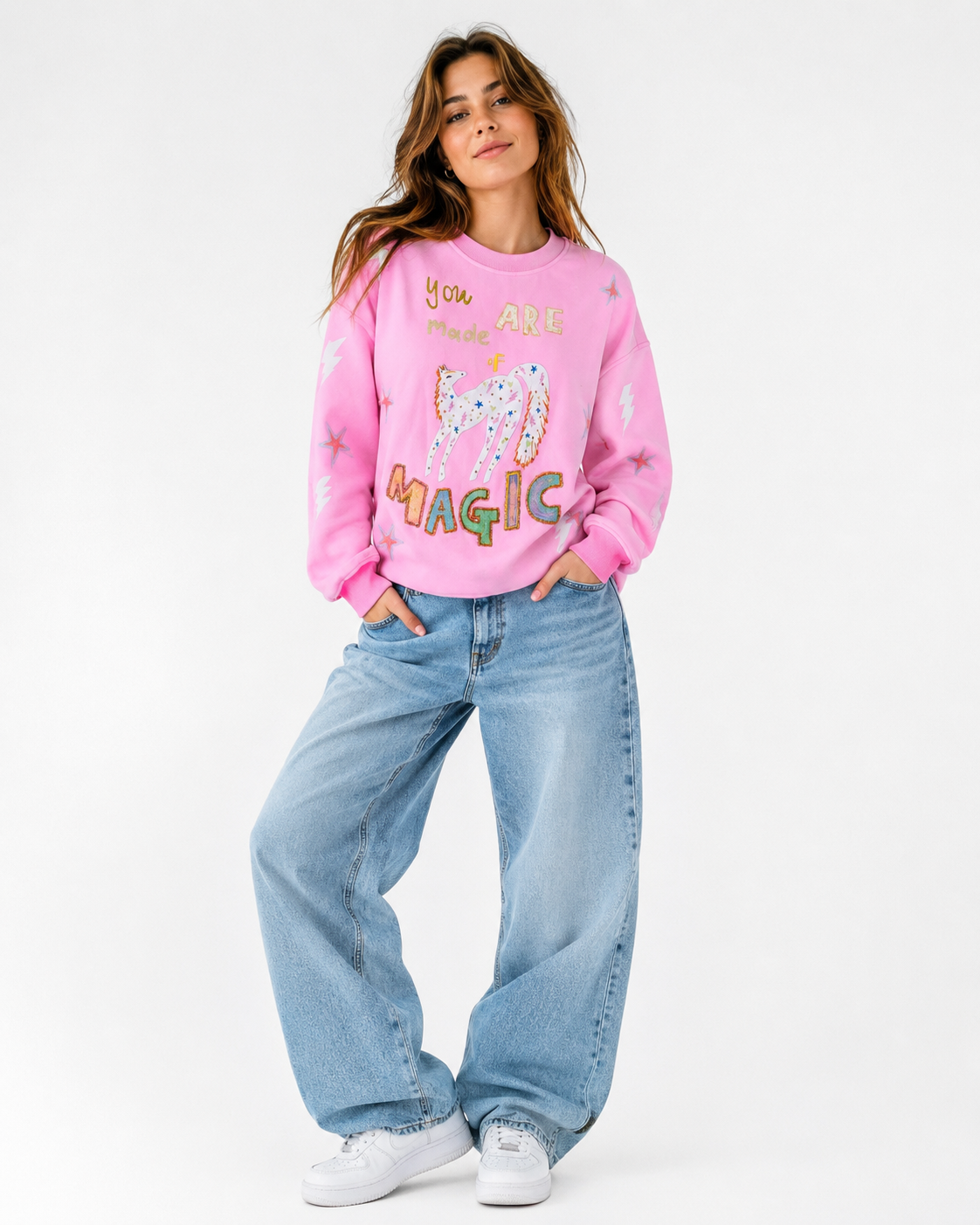 Made of Magic light Pink Jumper