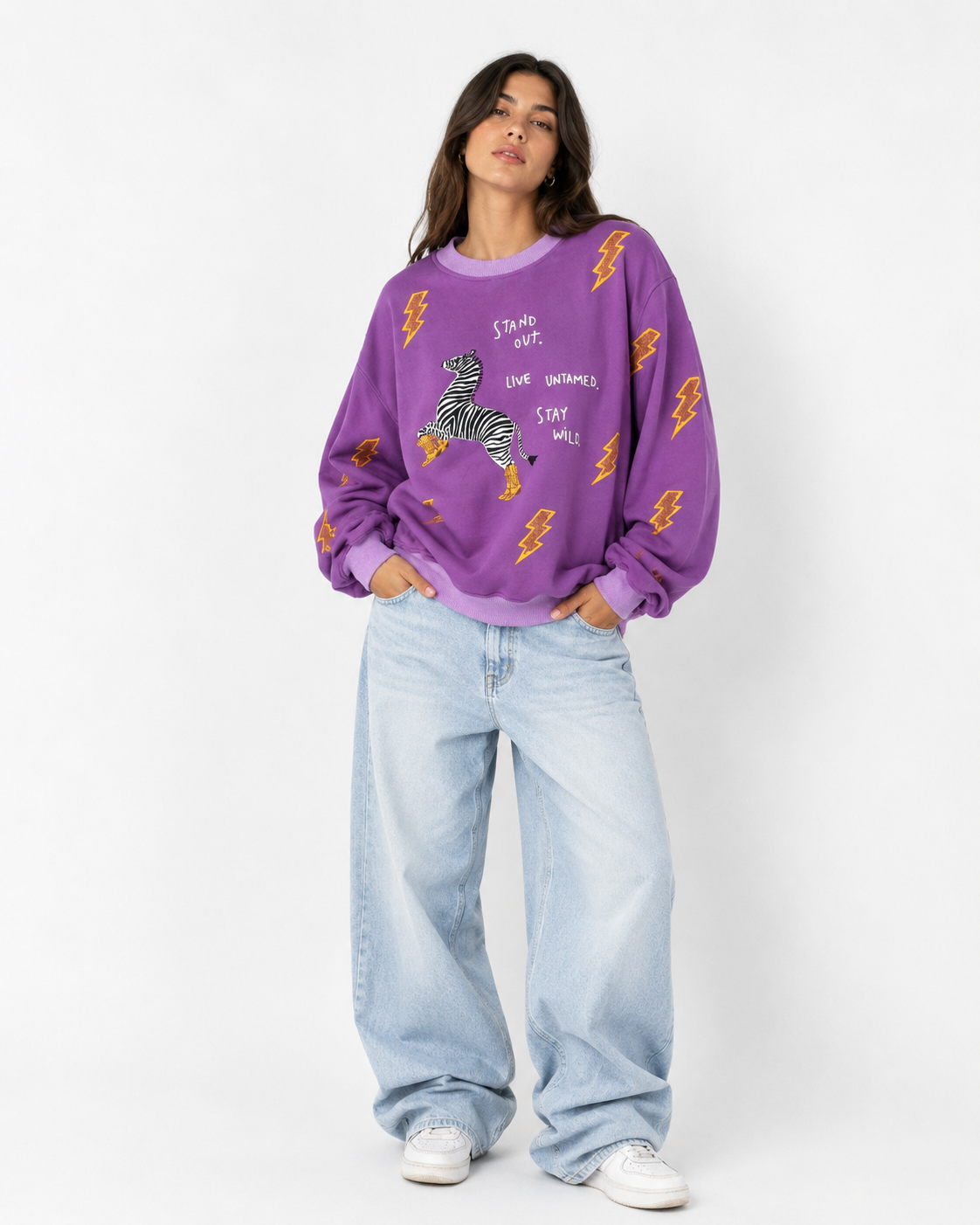 ZEBRA PURPLE Jumper