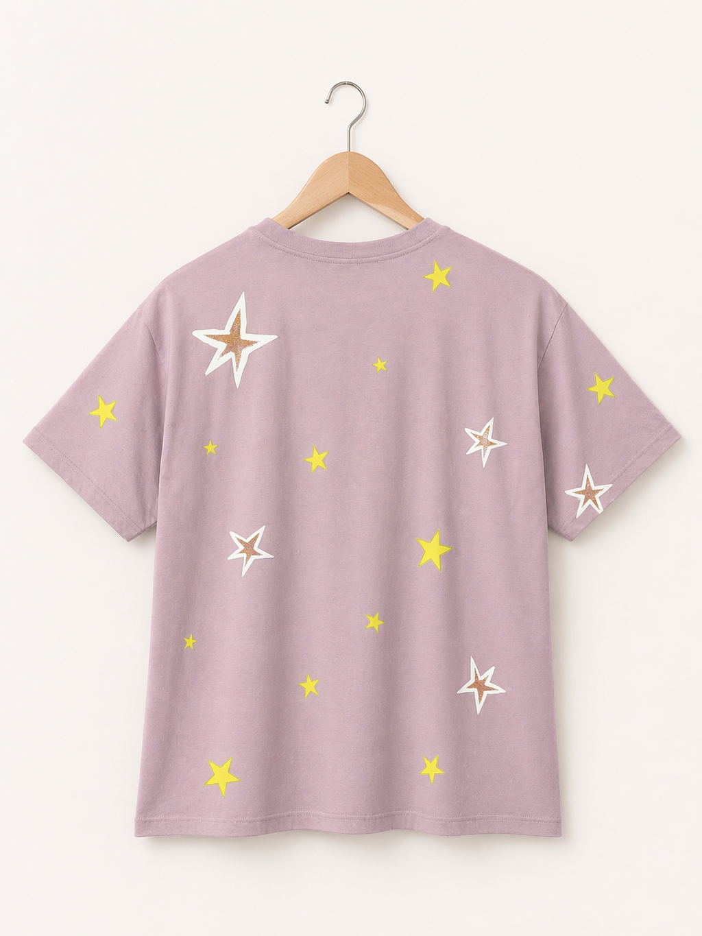 Made of Magic soft plum oversized Tee