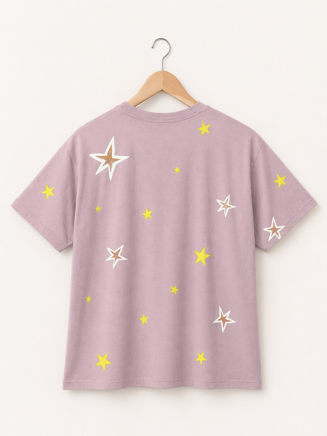 Made of Magic soft plum oversized Tee