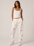 Celestial Ivory Trackies ⚡️