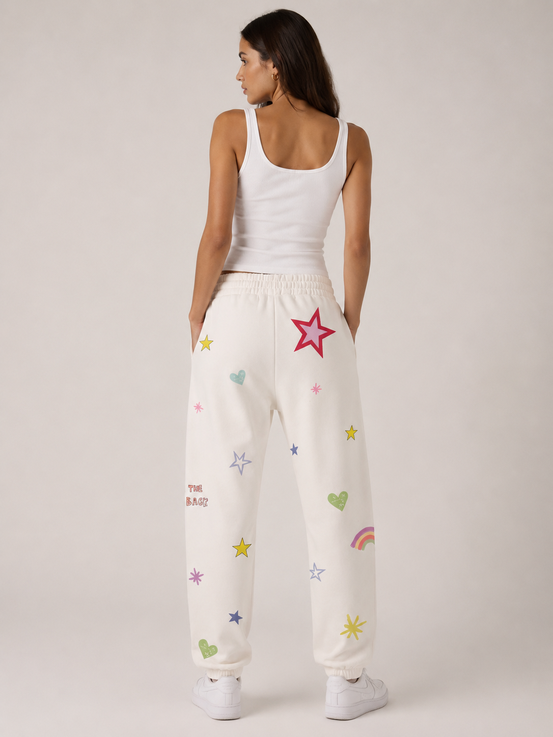 Celestial Ivory Trackies ⚡️