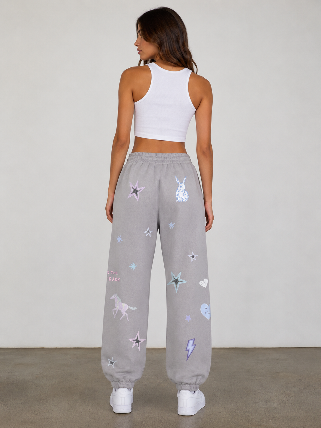 Celestial Grey Trackies ⚡️