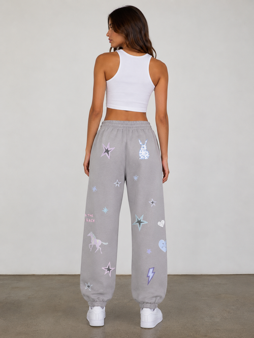 Celestial Grey Trackies ⚡️