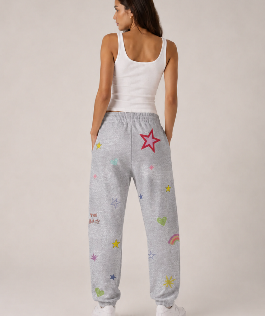Celestial Light Grey Trackies ⚡️