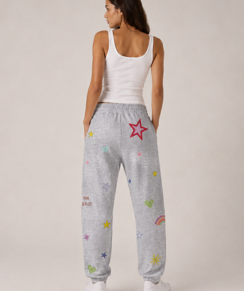 Celestial Light Grey Trackies ⚡️