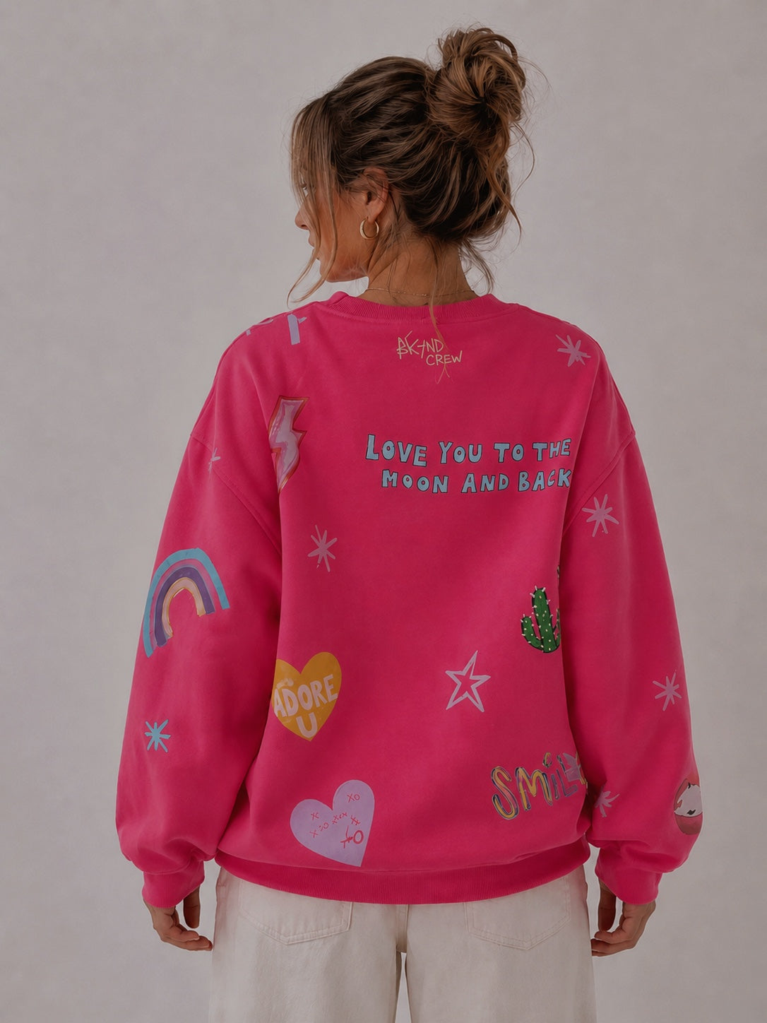 Soft Hearts Pink Jumper