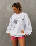Love you to the Moon and Back white Jumper