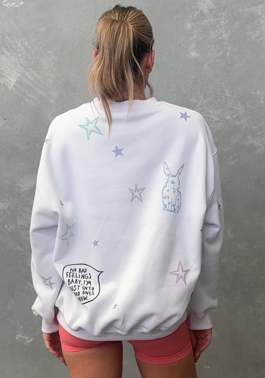 Love you to the Moon and Back white Jumper
