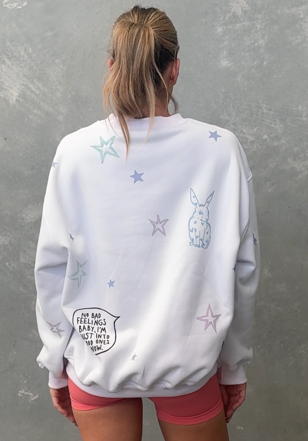 Love you to the Moon and Back white Jumper