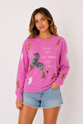 Untamed Acid Wash long sleeve Tee