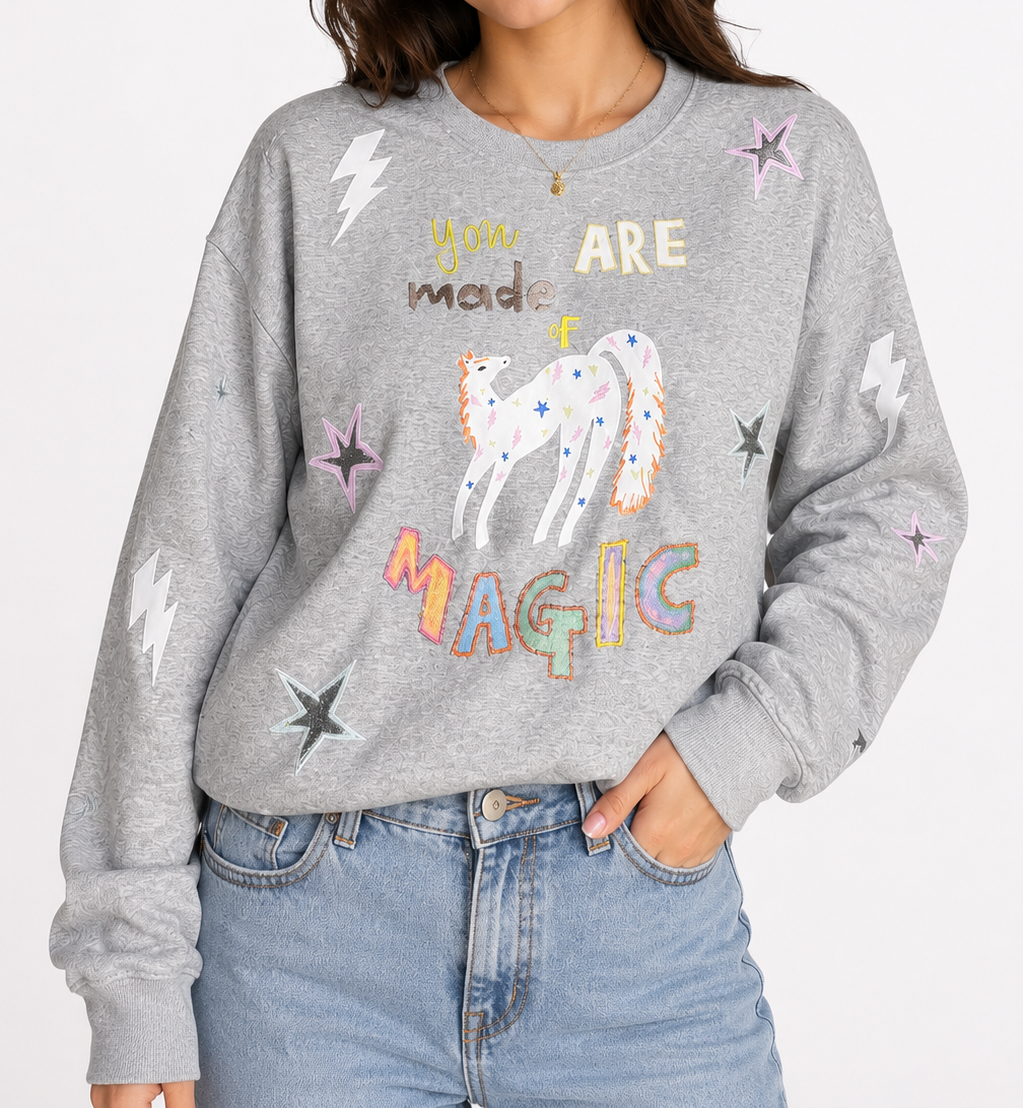 Made of Magic Grey Jumper
