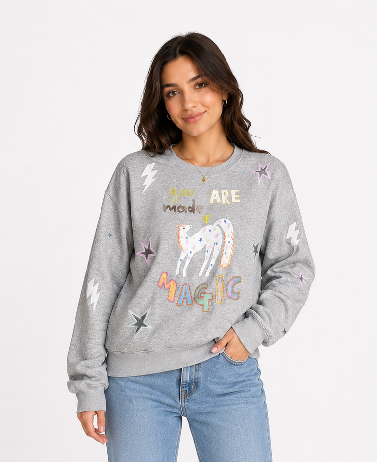 Made of Magic Grey Jumper