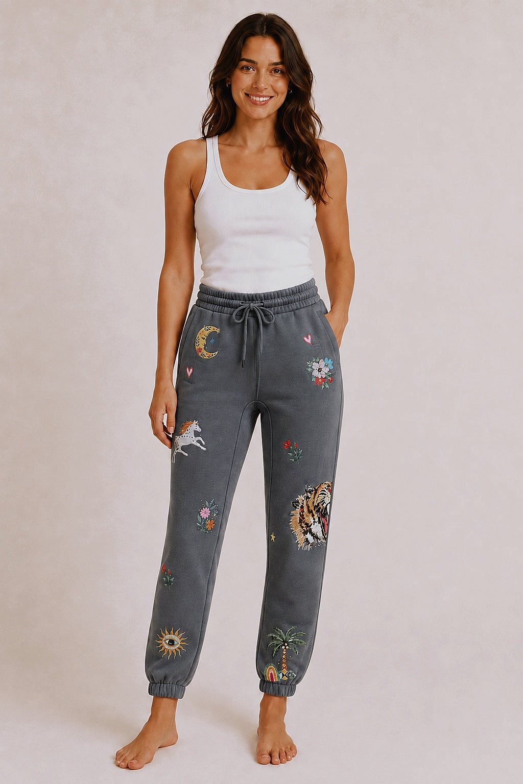 L’Amour charcoal pants