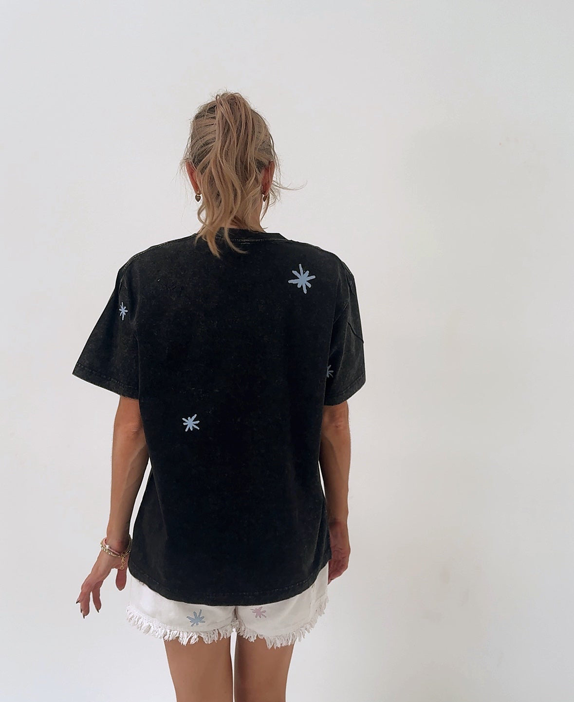LOVE YOU TO THE 🌙 Acid Wash Tee