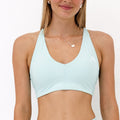 ELEVATE Crop Top in Minty Blue